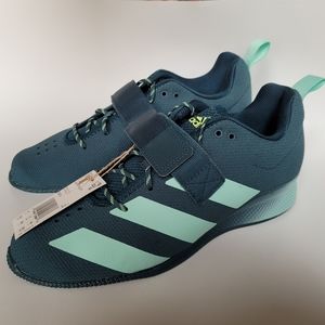 Adidas Adipower Weightlifting 2 Sneakers FX0570 Womens Size 12.5 Teal Mint NWT